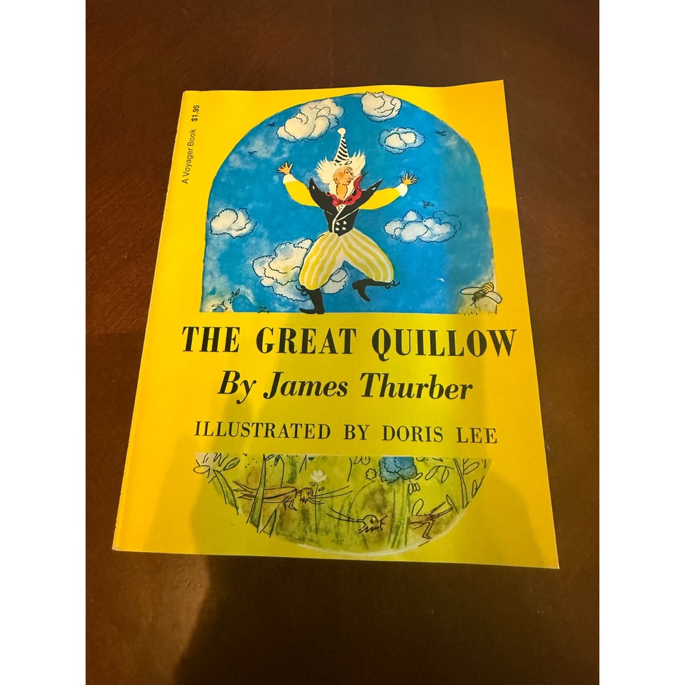The Great Quillow‎ James Thurber 1975 1st Printing Voyager Softcover